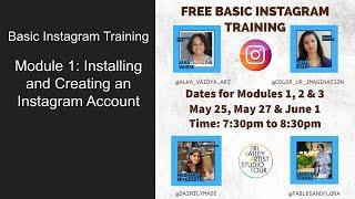 Basic Instagram Training - Module 1