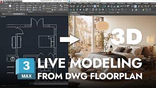 FROM ZERO TO HERO |  DWG Interior Modeling Floorplan