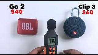 JBL Clip 3 vs Go 2 : Sound Volume Comparison