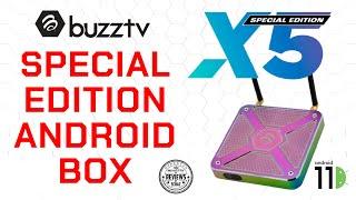 X5 Special Edition Media Android Box BuzzTV 2022  10% OFF  UNBOXING | REVIEW