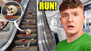 IF YOU SEE HUMAN BONES in an Abandoned Mall, run.. (it's a trap)