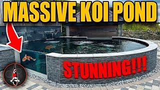 BEST KOI FISH POND IN THE UK!!