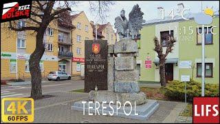 4k POLAND‍️#WALK ~ TERESPOL  BIAŁORUŚ 🪤 WSCHÓD POLSKI   GRANICA 🪪 ~ 60fps #PrzezPolskę