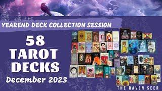 2023 TAROT DECK COLLECTION - Show and tell of my 58 tarot decks! 