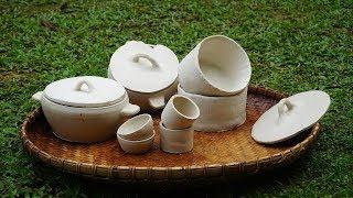 Ceramics: How to make clay pot, bowl, cup (handmade ceramics)