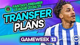 MY FIRST FPL GW13 TRANSFER PLANS ️ I NEED DEFENDERS! ️ | Fantasy Premier League Tips 2024/25