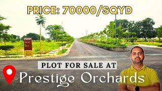 Plot for sale at Prestige Orchards | Premium Residential plots in Shamshabad | Construction update