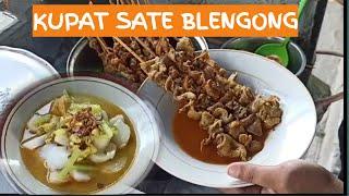 Kupat Sate Blengong Di Cirebon Enak Banget | Kuliner Cirebon | Indonesia Street Food