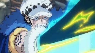 Trafalga Law Stabs Big Mam | New Move Shock Wille | One Piece 1065