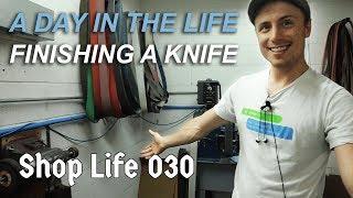 Finishing Knives w/ Yo! (polishing, tumbling & anodizing) - Shop Life 030