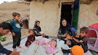 Fisherman Nomad Family with Two Toddlers and a Newborn + Special Visit from Narges