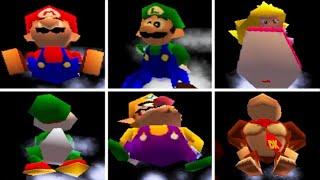 Mario Party - All Losing Animations