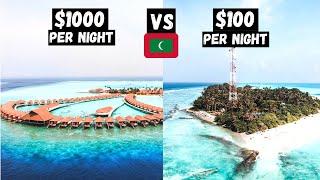 $1000 RESORT vs $100 LOCAL Island Guesthouse | MALDIVES