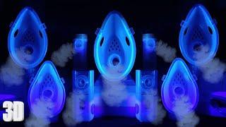 ASMR Aerosol 3D (Nine nebulizers) Amazing white noise for sleep 