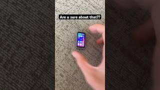 I have the world’s smallest smart…phone. #fyp #foryou #shorts #subscribe
