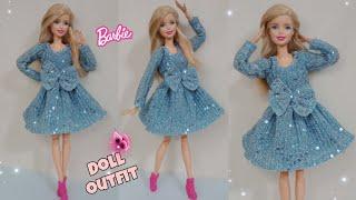 Making beautiful doll frock| doll dress making easy |doll dress|A-Doll designer️