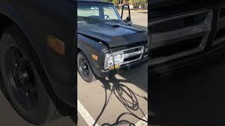 DIY Chevy C10 Truck EV Conversion getting a JuiceBox