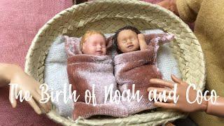 Barbie - The Real Roberts Family Daily Life Ep: 10-The Birth of Noah and Coco Roleplay Ken & Barbie