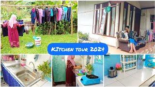 BEBERSIH DAPUR LANJUT KITCHEN TOUR DAPUR BIRU SEDERHANA️VLOG IRT DESA.