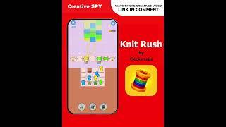 Knit Rush! by Flecks Labs #newgames #games #puzzle #creativeads #puzzlegame #dailyupdates #shorts