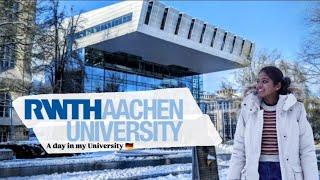 A day in my college|Germany|RWTH Aachen University|ഒരു സാധാരണ മൂഞ്ചിയ ദിവസം#studentlifeingermany.