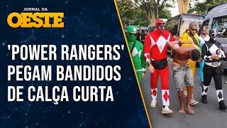 Tarcísio coloca policiais disfarçados de Power Rangers para prender criminosos no carnaval de SP