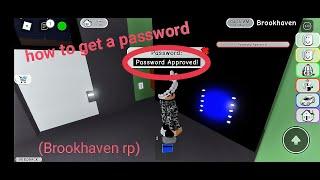 How to get password in Brookhaven electric