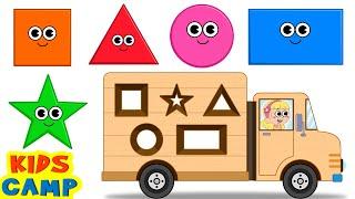 Best Learning Videos for Toddlers | Learning Colors and Shapes for Kids with Wooden Truck Toy