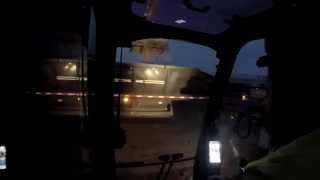 Loading out clay at dawn - Deere 250G