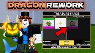 Trading DRAGON Fruit Before The REWORK In Blox Fruits