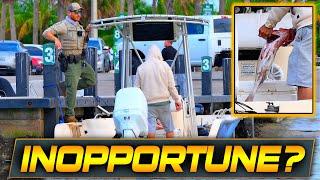 Surprise Check Catches Fisherman Off Guard at Miami Boat Ramp | Boat Zone