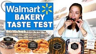 Taste Testing WALMART Bakery Items!! 