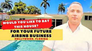 Would you like to buy this Hollywood, Florida home for your future Arbnb business?