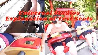 Universal Studios - Explanation of Test Seats for Plus Size Females