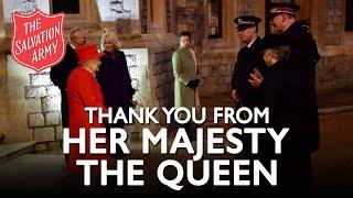 A Thank You from Her Majesty The Queen | The Salvation Army