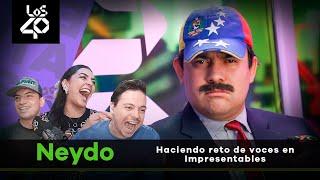 Neydo haciendo reto de voces en Impresentables de LOS40