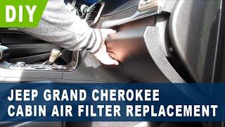 Jeep Grand Cherokee Cabin Air Filter Replacement ( 2013 2014 2015 2016 2017 2018 2019 2020 2021 )