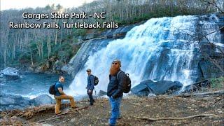 Journey to 4 EPIC North Carolina Waterfalls in 2 Miles | Hiking Rainbow Falls & Turtleback Falls