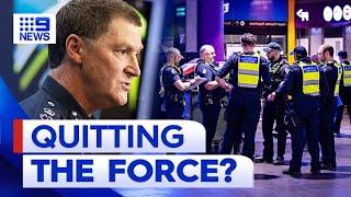 Fears of Victorian police officer mass exodus | 9 News Australia