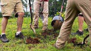 Planting trees on campus during Green Week | The University of Alabama