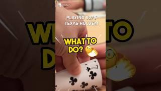 Flopping a SET of Sevens! #poker #pokervlog #texasholdem #pokerstars #shorts
