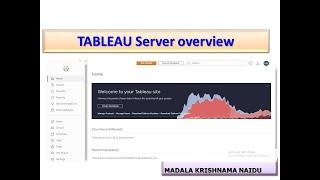 Tableau Server Introduction