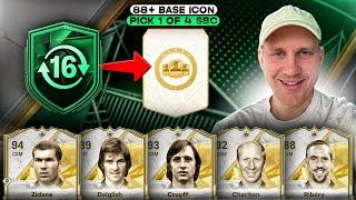 Піки базових ікон 1/4 з рейтингом 88+ за 16 токенів  | FC25 ultimate team