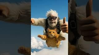 A Day in the Life of a Cat.. Featuring Bigfoot! #cats #cat #shorts #shortsfeed #kitten #kitty #ai