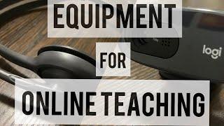 Best online teaching equipment for starters | Logitech C270 & H111 reviews