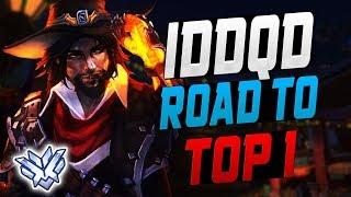 IDDQD PRO MCCREE! [ OVERWATCH LEAGUE TOP 500 ]