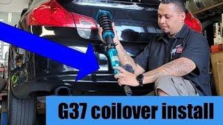 G37 gets new MEGAN RACING COILOVERS!!