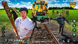CALL OF DUTY ZOMBIES IRL! (24 Hour ZOMBIE TRAIN Survival)