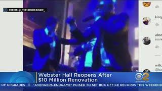 Webster Hall Reopens After Renovation