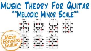 Music Theory for Guitar - Melodic Minor Scale